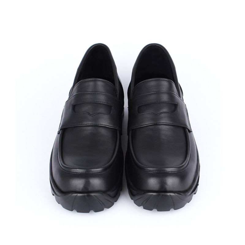 DAVID STONE LEATHER LOAFER (track vibram edition)