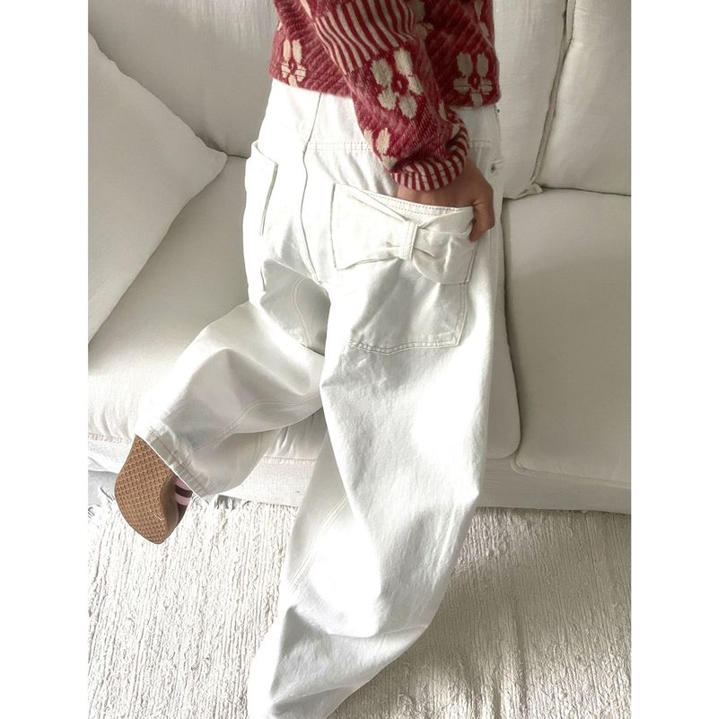 Radio Pacific（ラジオパシフィック）の「Ribbon back pocket wide balloon pants（Pants）」