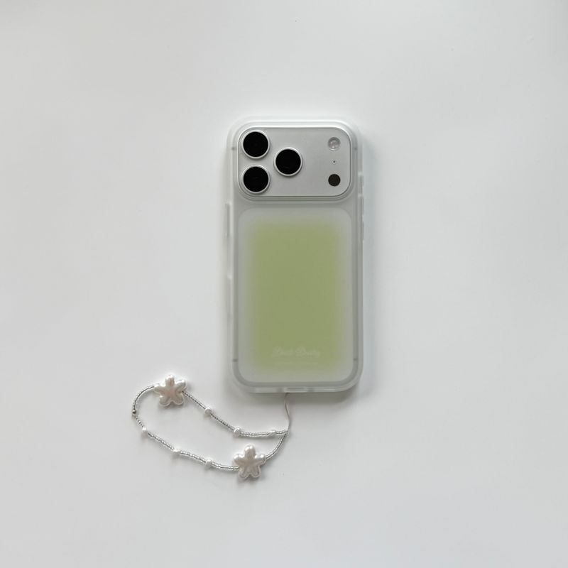 [반투명] green syrup case