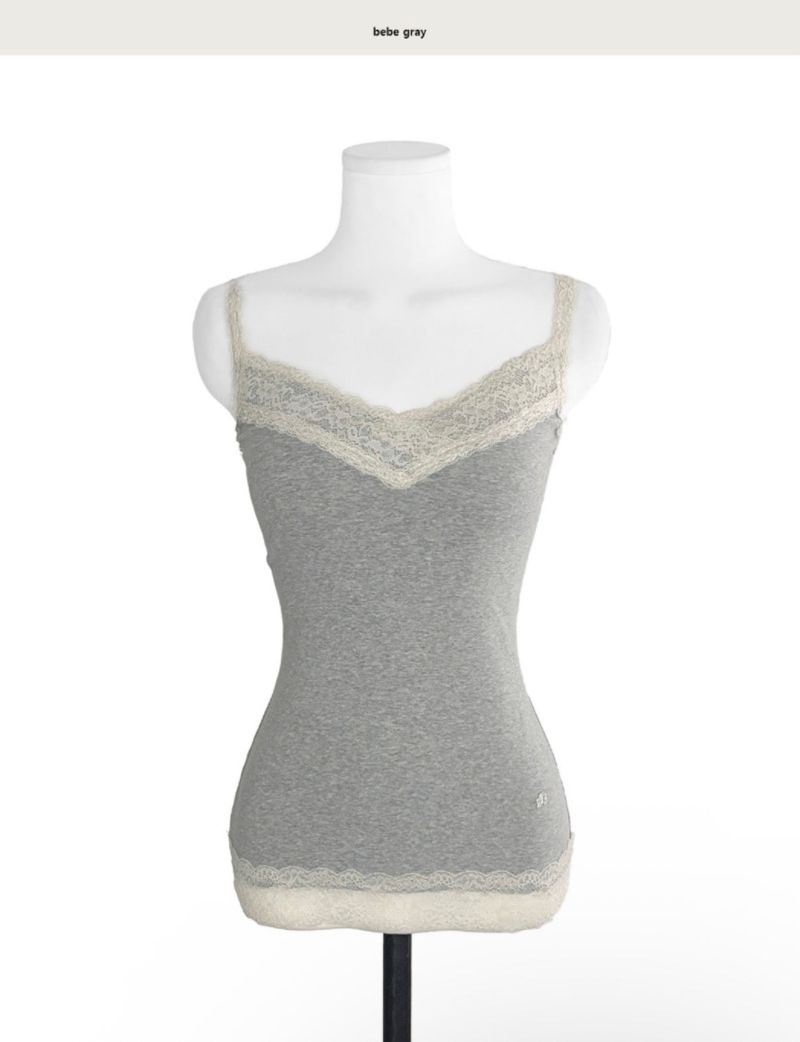 [♡MADE♡] 98 bebe lace sleeveless top ♥ 