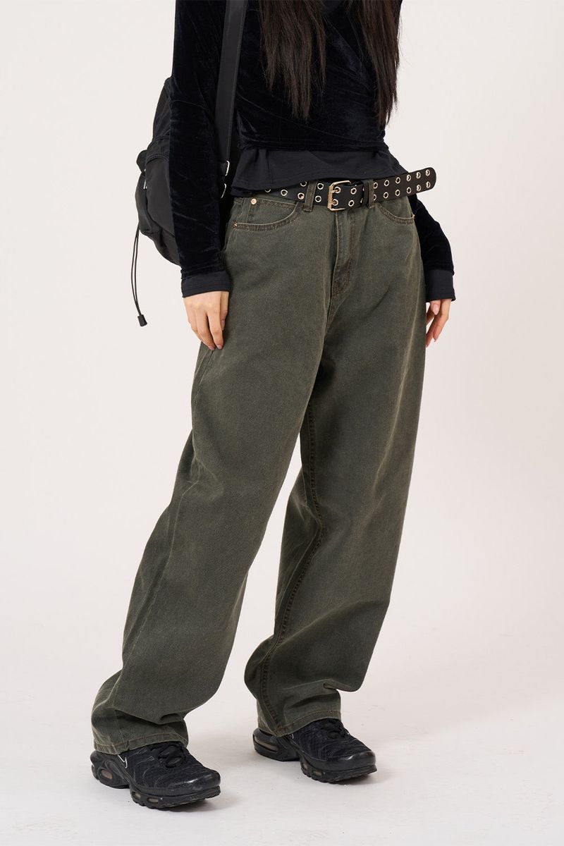 Raucohouse（ラウコハウス）の「Deep tint wide denim pants（Pants）」