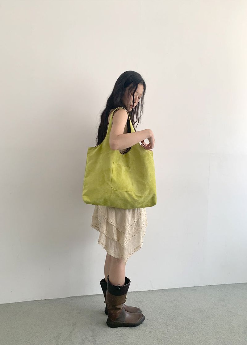 コバルティニースエードバッグ (lime)