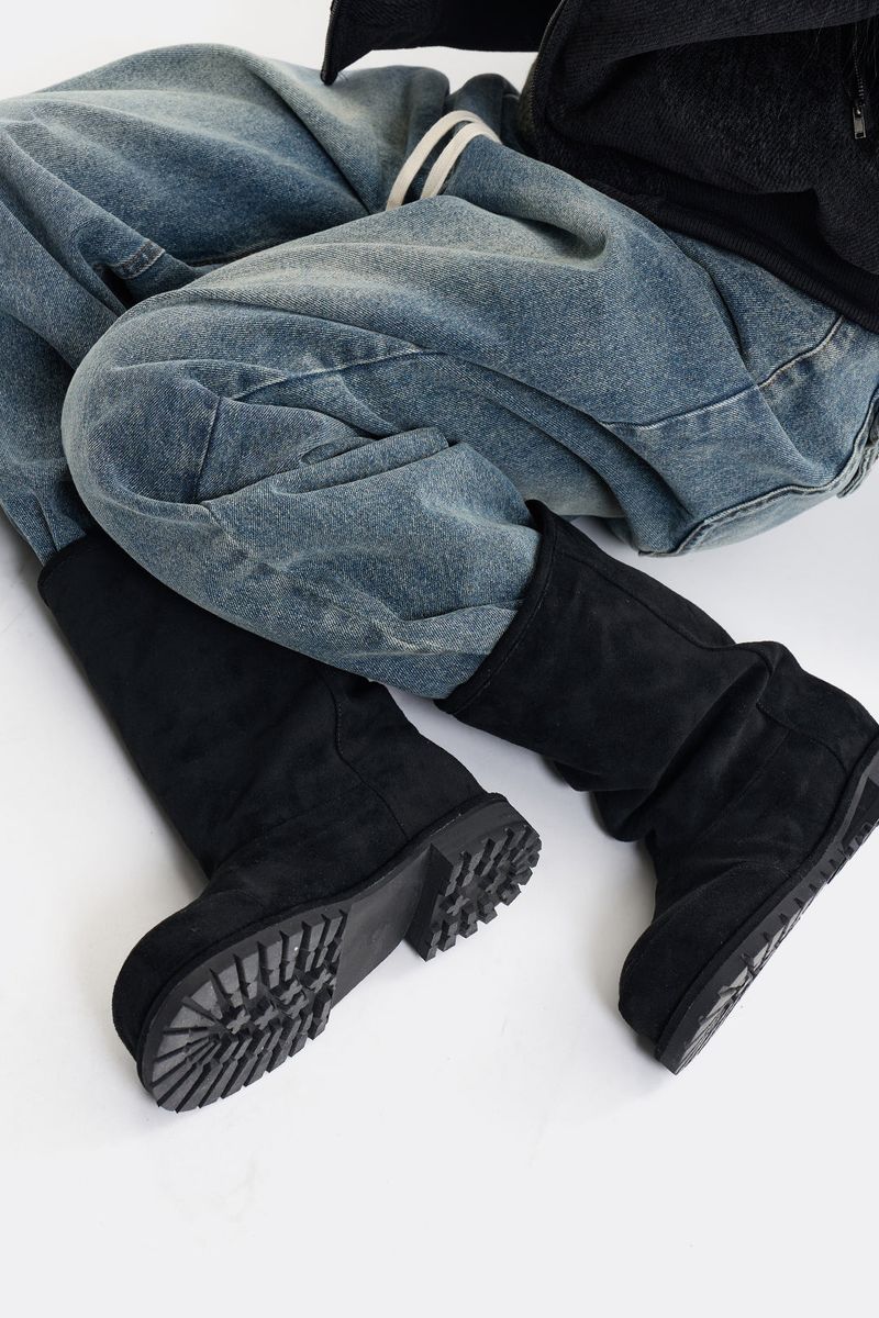 Faye suede fleece winter boots