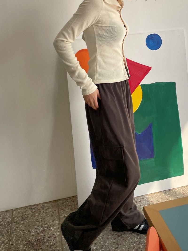 Commode cargo sweat pants 