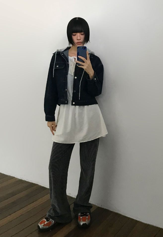 WAIST SHIRRING LONG BLOUSE