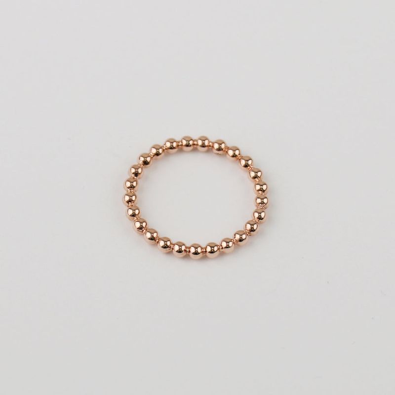 14K gold ball ring