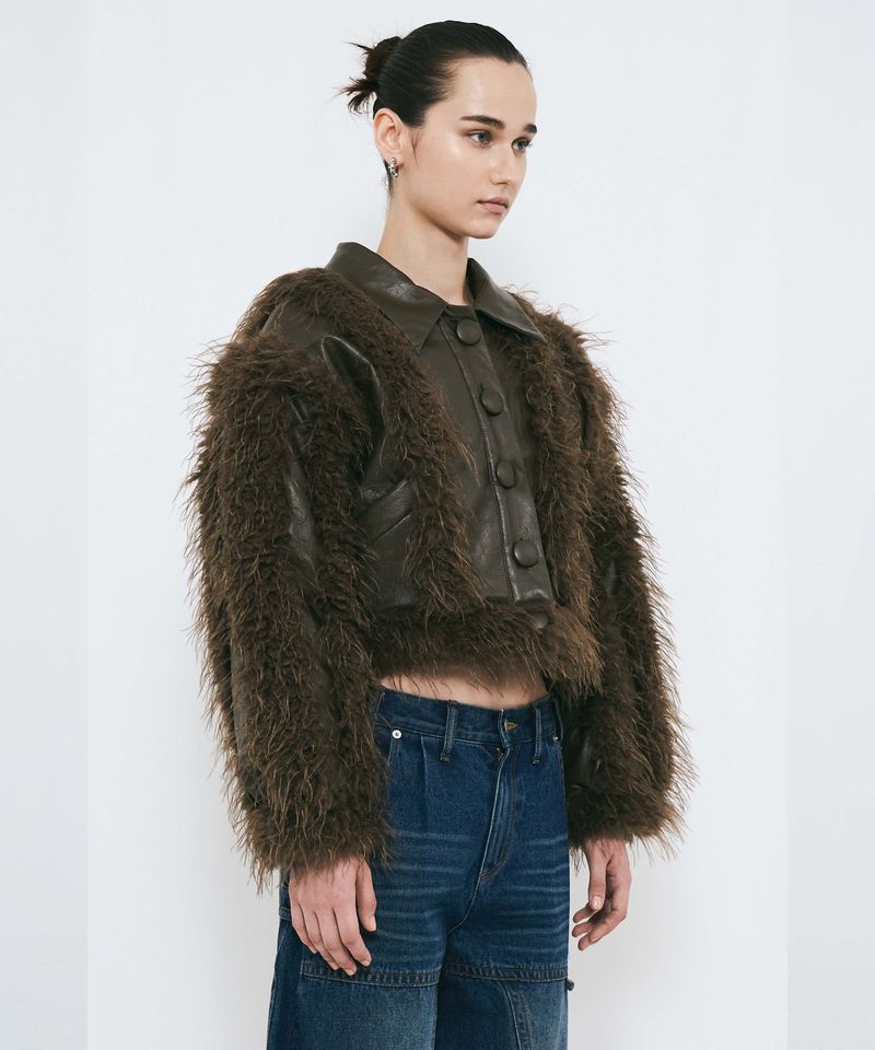 FAKE FUR LINE JACKET