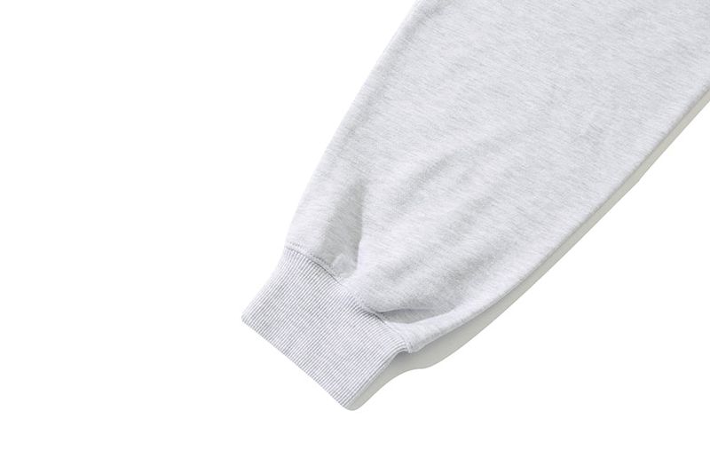 FLOWER RIBBON SWEAT SHIRT_LIGHT GREY