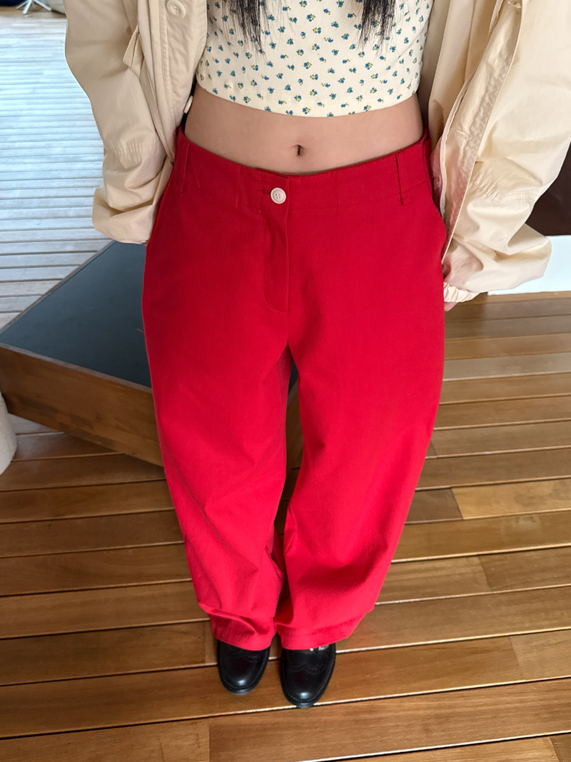 pop cotton pants