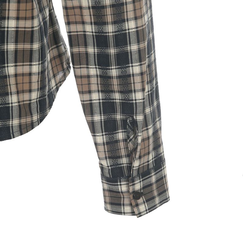 Asym check shirt 004