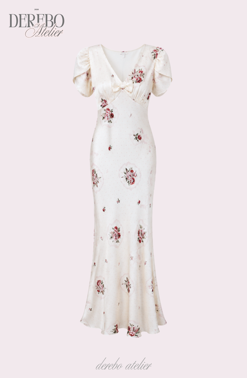 Florayu Flower V Long Dress