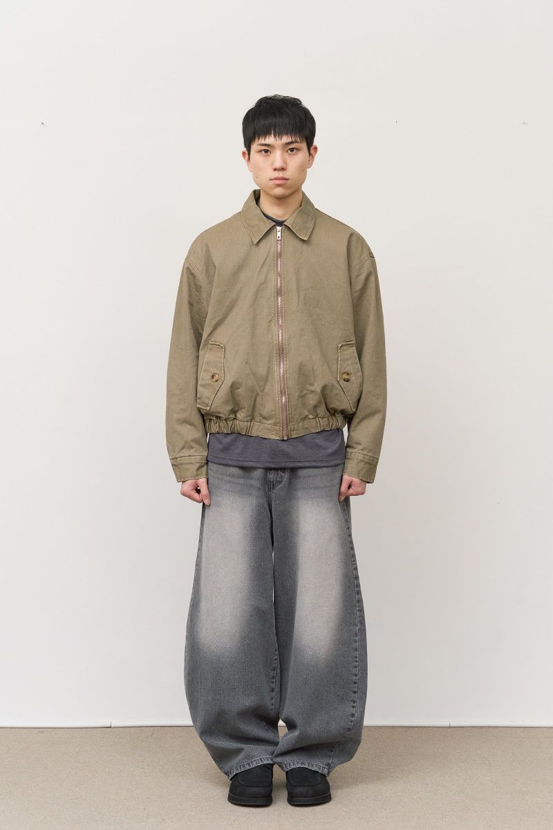 Seto Cropped Washed Blouson