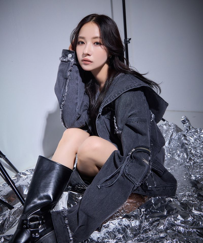 UNISEX フーディデニムジャケット