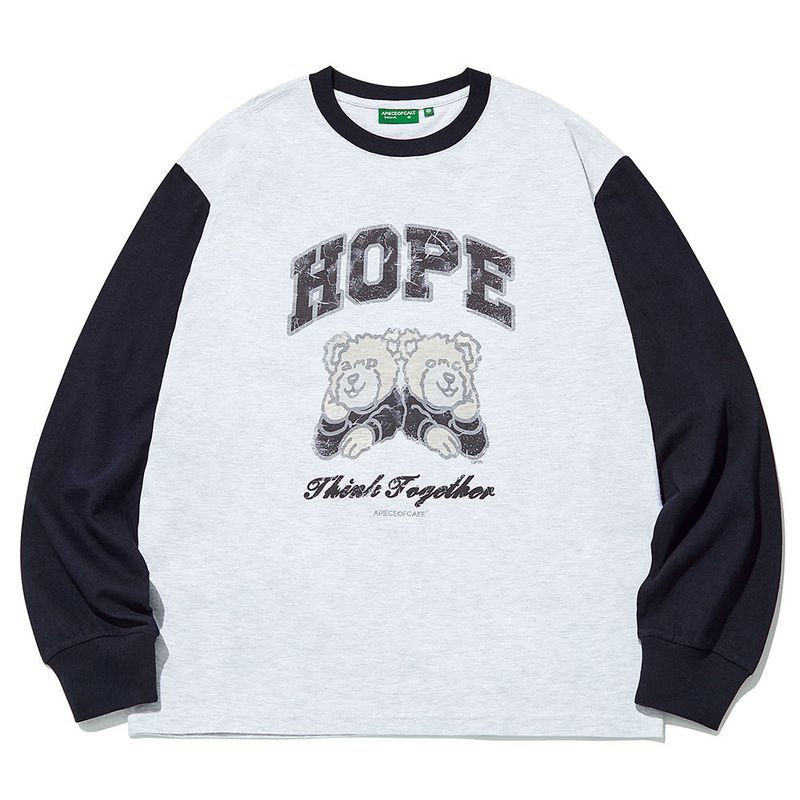 HTT Crack L/S Tee_Light Gray