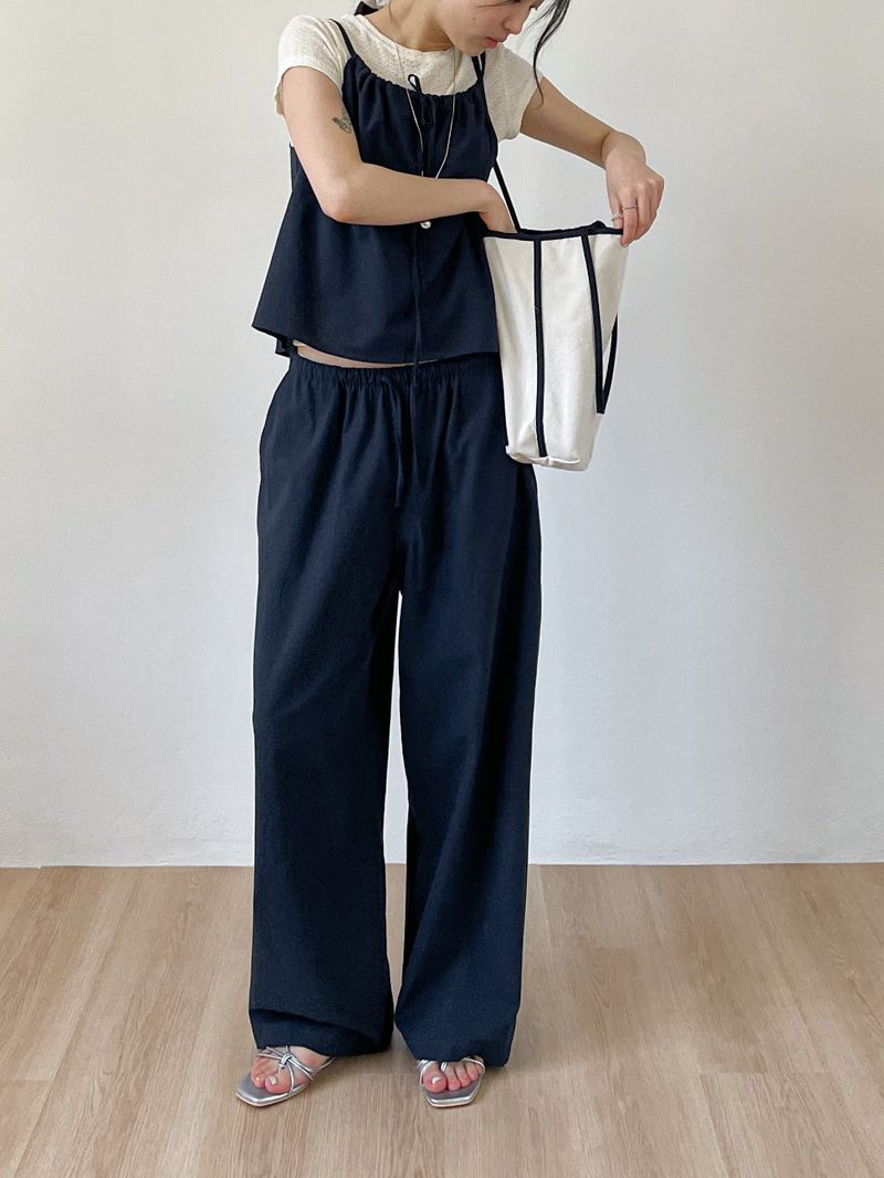 Lily String Cotton Bustier