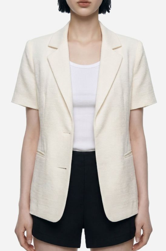 EEUN（イウン）の「Slim Wrap Short Sleeve Jacket（Jackets/Outerwear）」