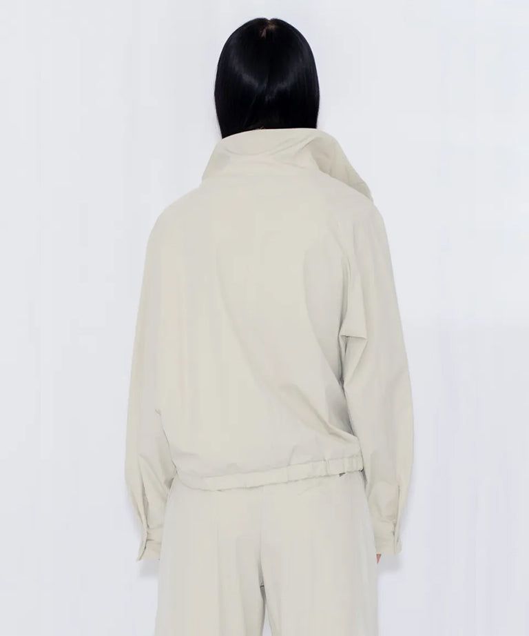 DRAWSTRING TRACK JACKET