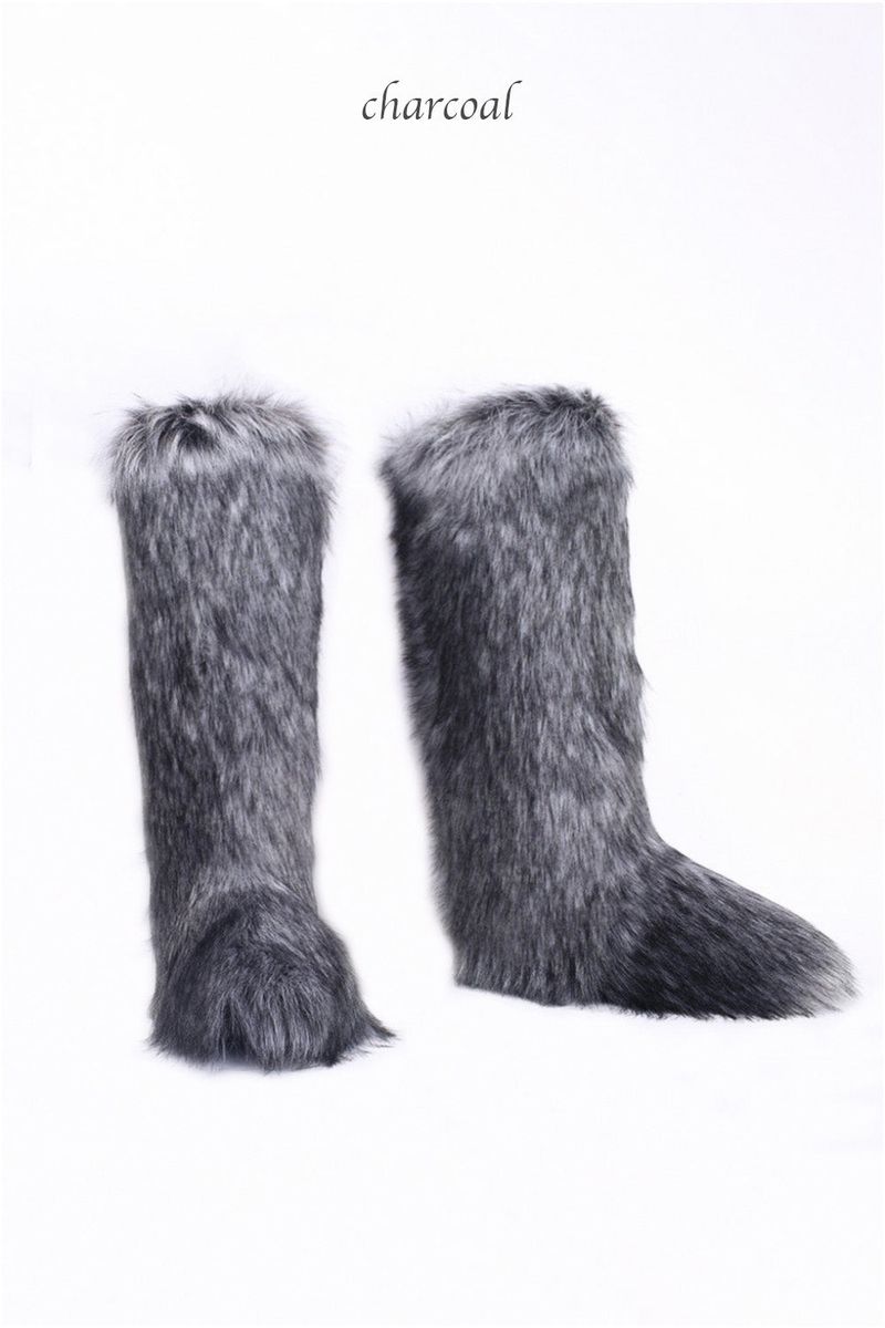 long fur boots (9 color)