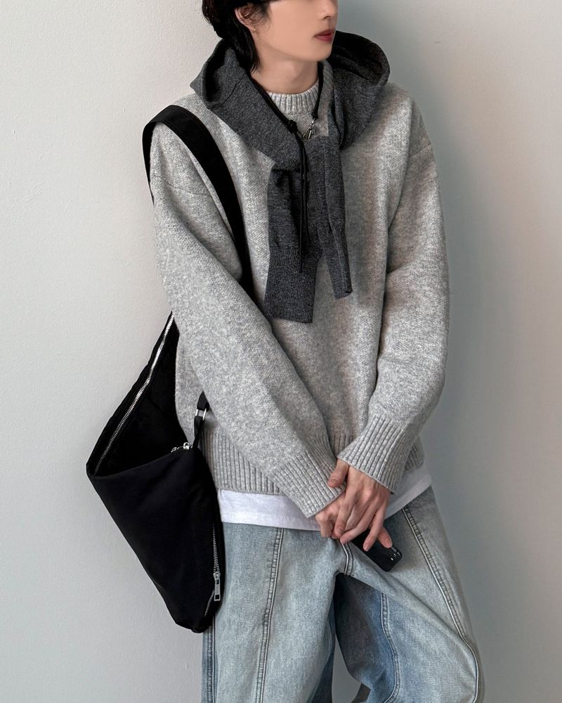 Julie Muffler Hood Knit