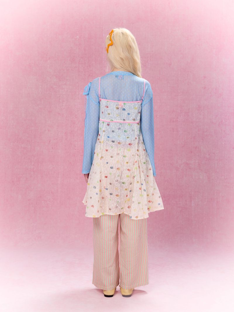 Best Day Ever Sheer Overlay Dress