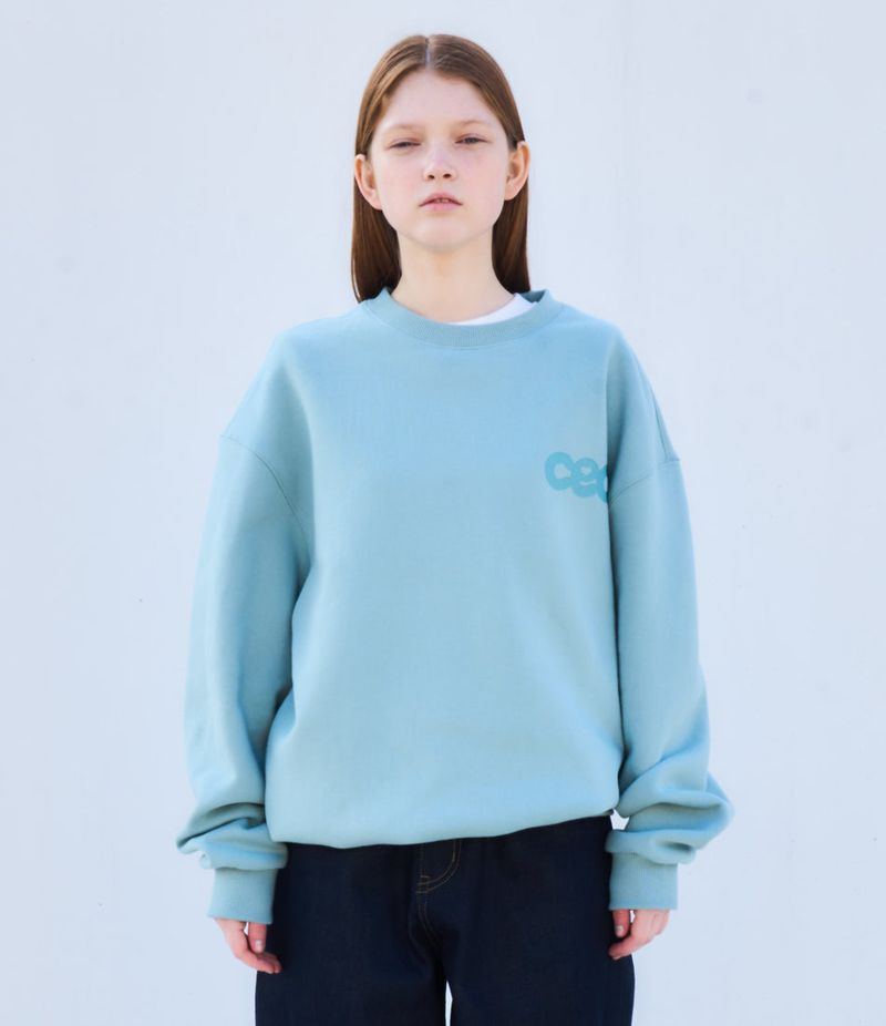 CEC HEART LOGO SWEATSHIRT(MINT)