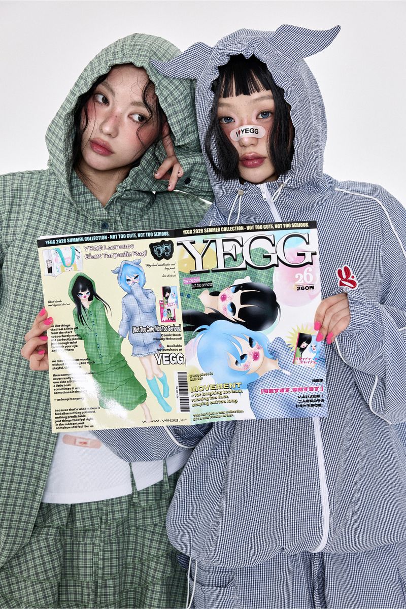 ウィングチェックウィンドブレーカー Navy
