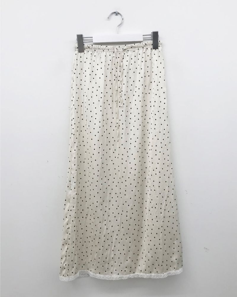 Poetry Dot Long Skirt (2color)