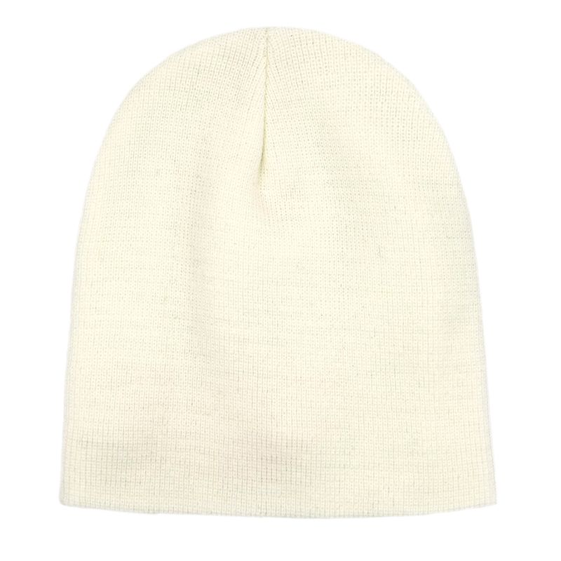 Pierced Orchid Knit Beanie [Ivory]