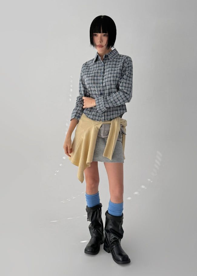 LUPIN CHECK SLIM SHIRT