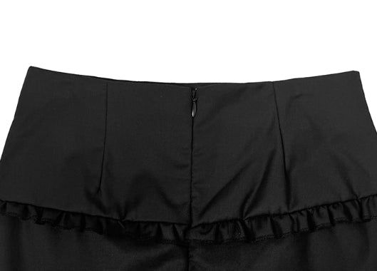 Herin Frill Pleated Midi Skirt