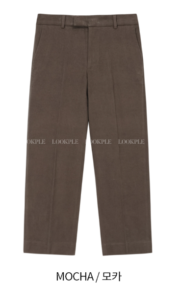 Logane Brushed Slim 9 Part Back Banding Cotton Pants