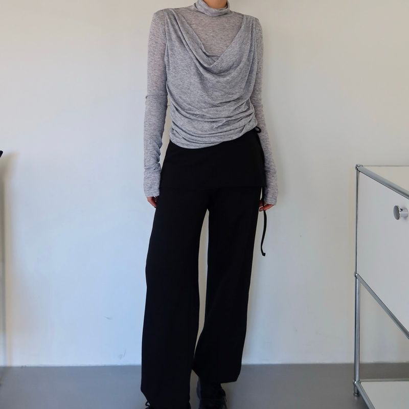 Wrap Sweat Pants - 3colors