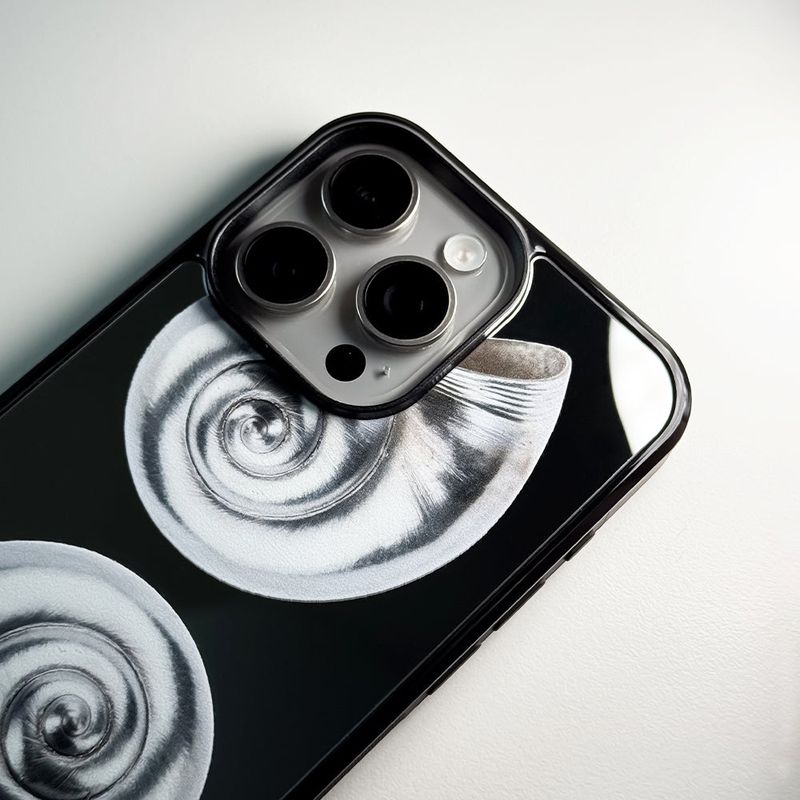 NTA Silverborn Concha Bumper Mirror Phone Case