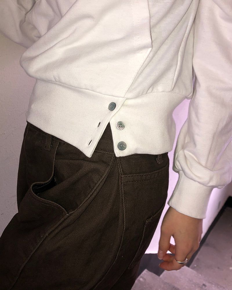 Doe Layered Halter-Neck Sweatshirt Set