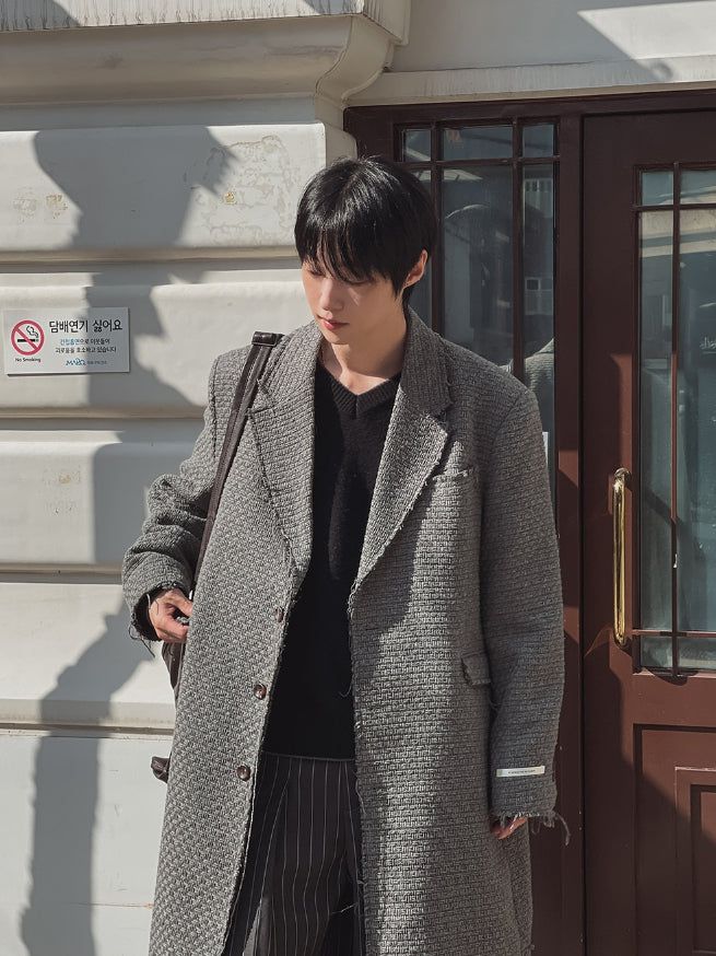 Brood Tweed Dekki Wool Coat