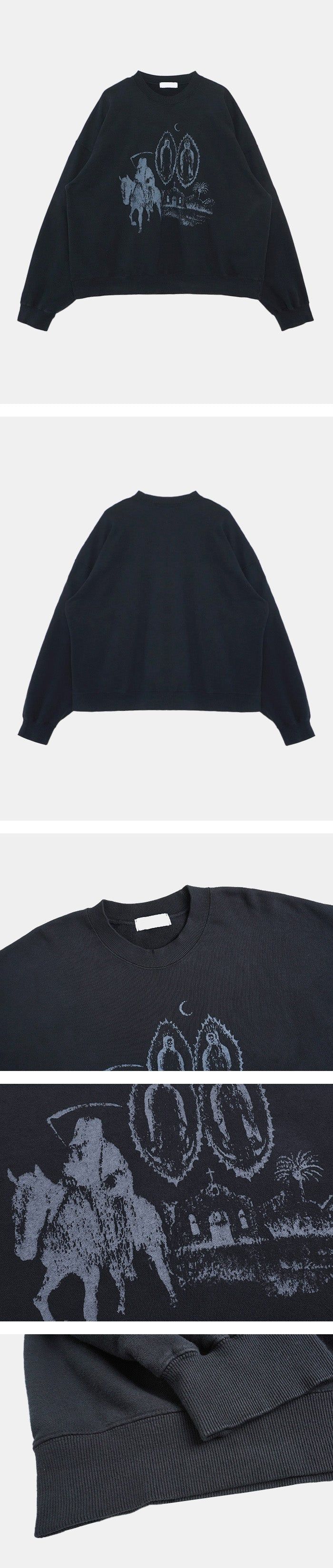 Shadow Washed Over Sweatshirt
