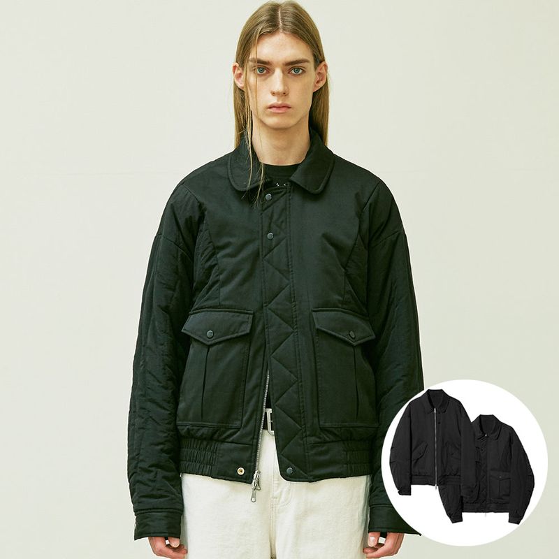 KND（ケイエンド）の「REVERSIBLE CWU-45P FLIGHT BOMBER JACKET BLACK（Jackets/Outerwear）」
