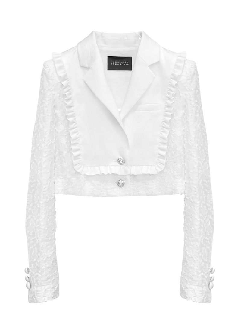 Low collar jacket