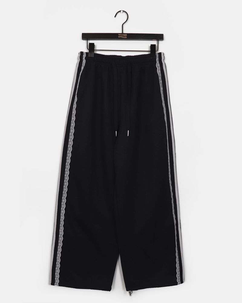 Jaya Lace Track Wide two-way Pants