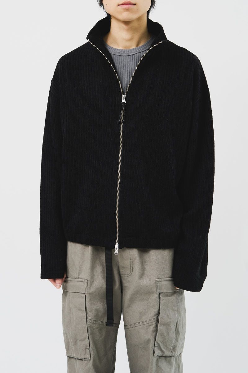 Junky Knitted Zip Up (3color)
