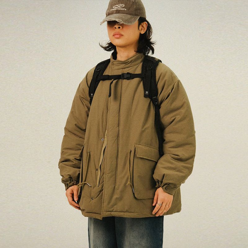 SEMIKAJI（セミカジ）の「AN Wellon Quilting Short Fishtail Parka（Jackets/Outerwear）」
