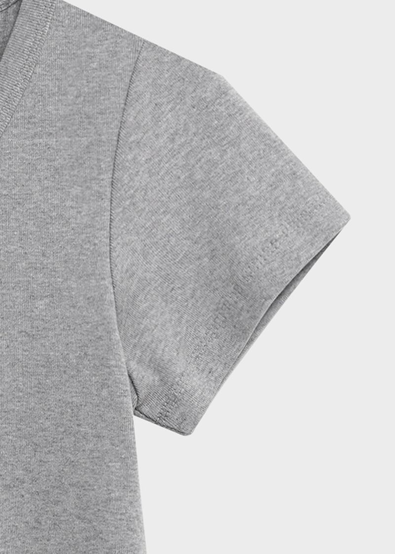 [B-BASIC] Standard U-Neck Short Sleeve T-Shirt (3SIZE)