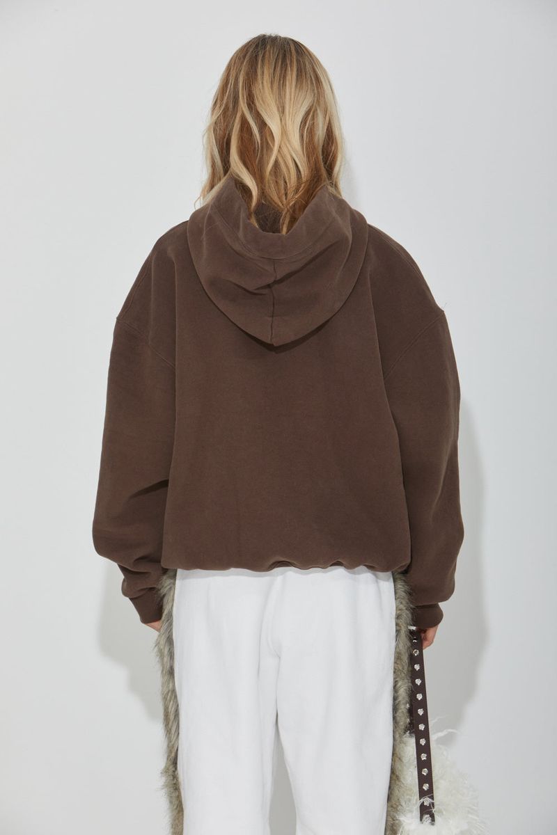 BEADS RIBBON HOOD