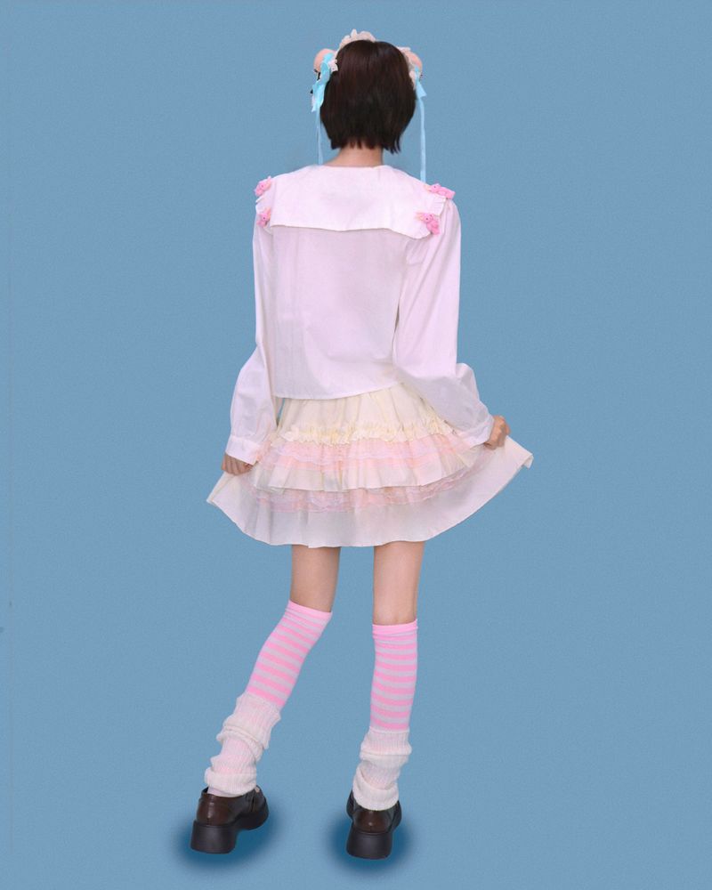 mint-choco bear hair dress