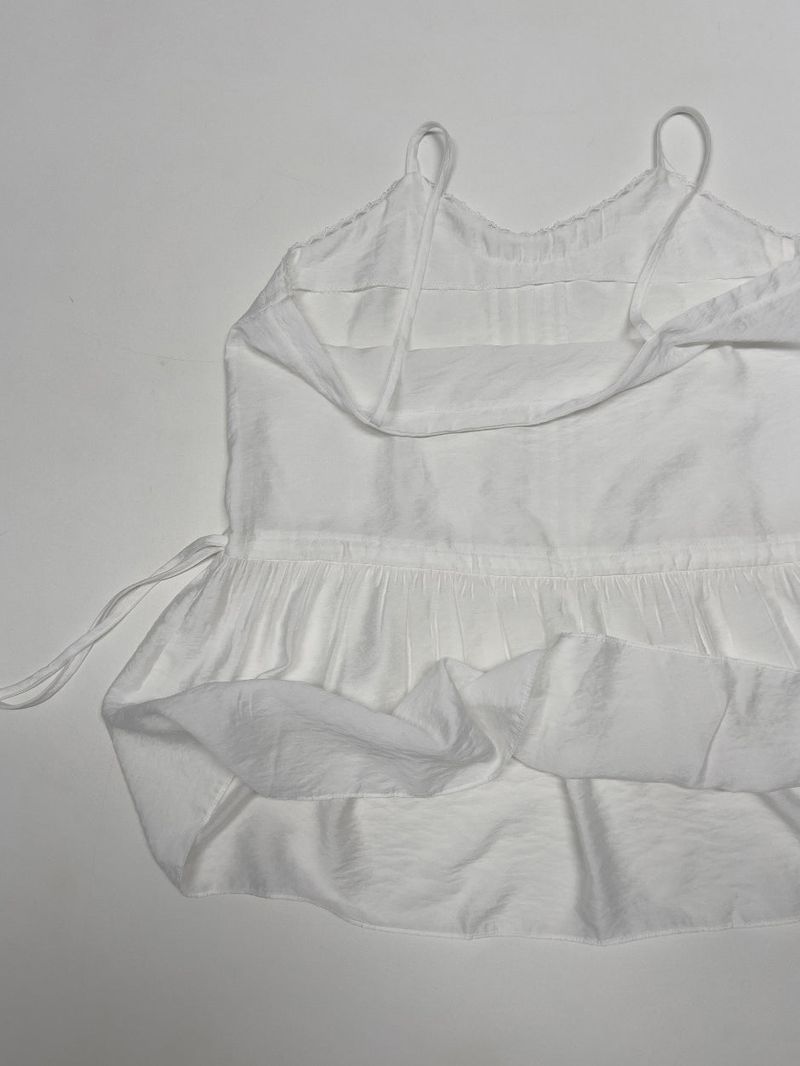 Fog Lace Frill Bustier