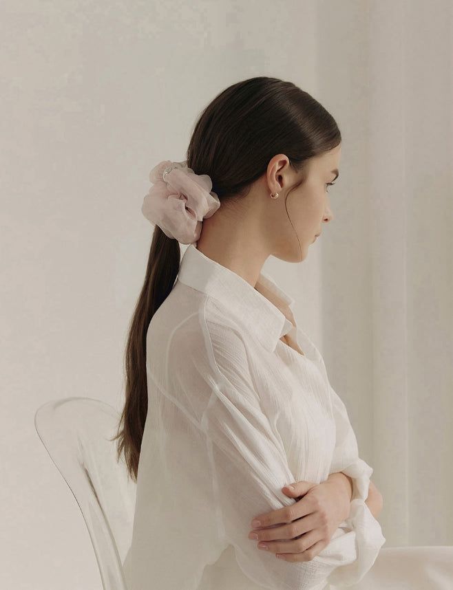 26SS★ Duo Shine (W) Duo Tulle Scrunchie