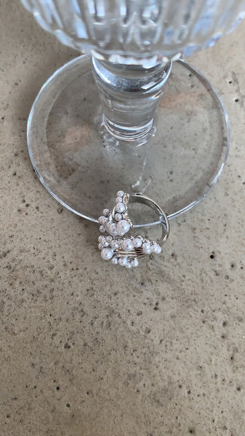 Pearl point open ring
