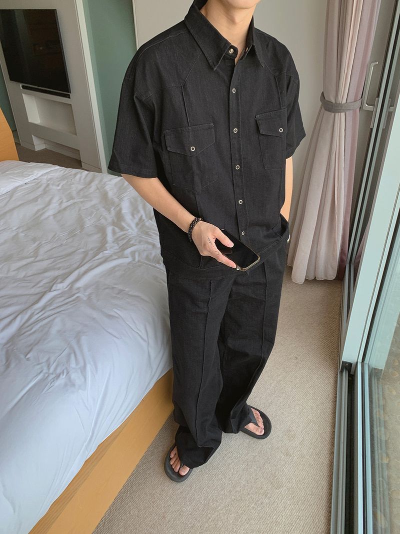 ASCLO Western Denim Set Up (2color)