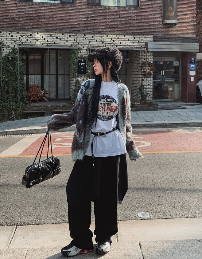 ハーレーヴィンテージプリントボックス半袖Tシャツ