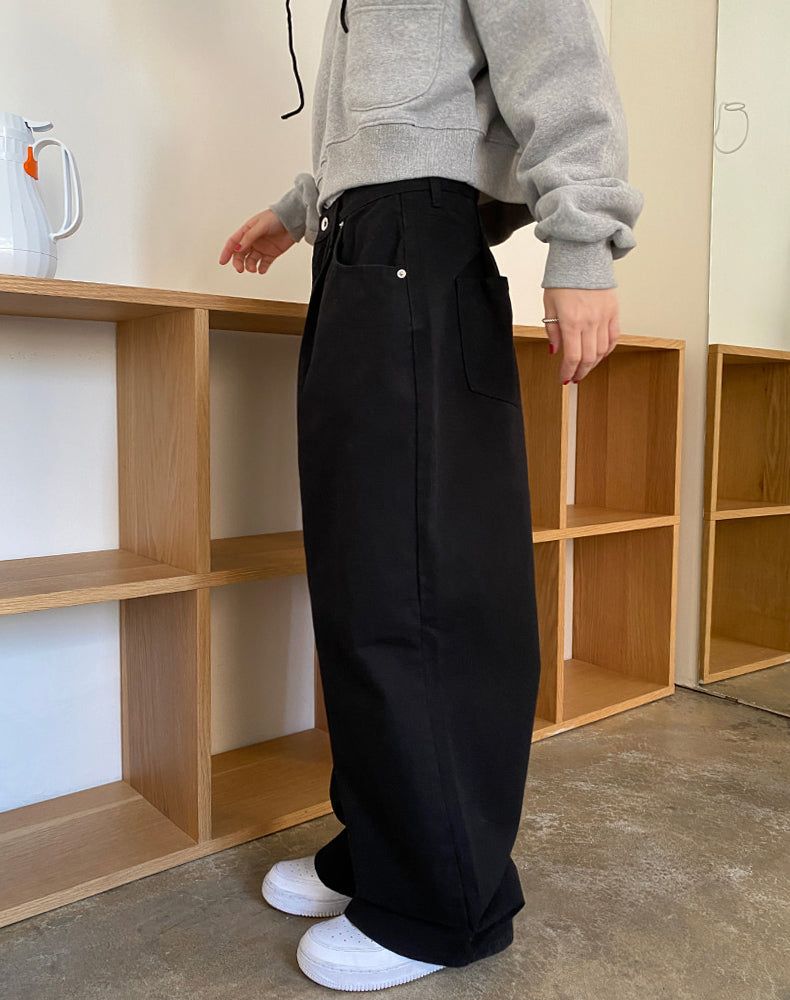 another language(アナザーランゲージ)の「double pintuck wide pants(Pants)」
